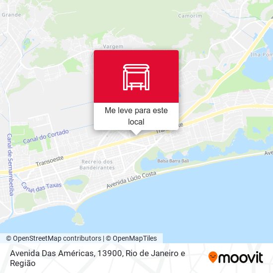 Avenida Das Américas, 13900 mapa