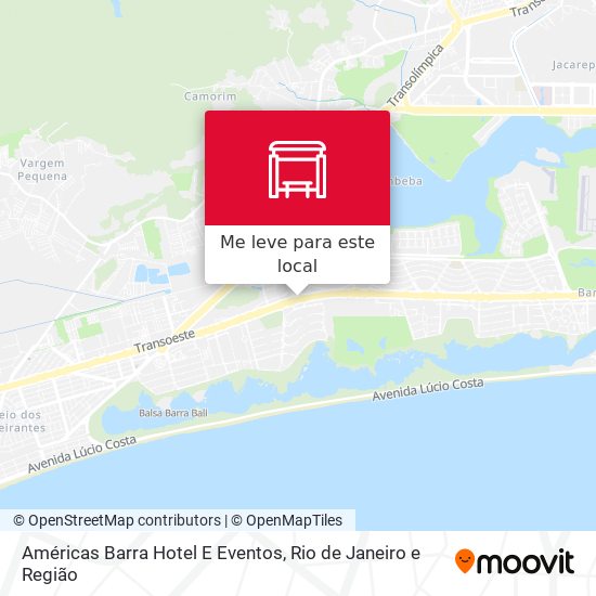Américas Barra Hotel E Eventos mapa
