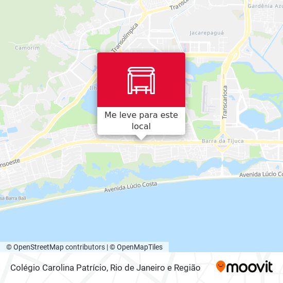 Colégio Carolina Patrício mapa