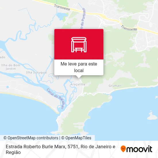 Estrada Roberto Burle Marx, 5751 mapa