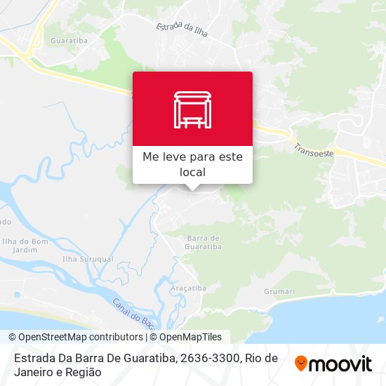 Estrada Da Barra De Guaratiba, 2636-3300 mapa