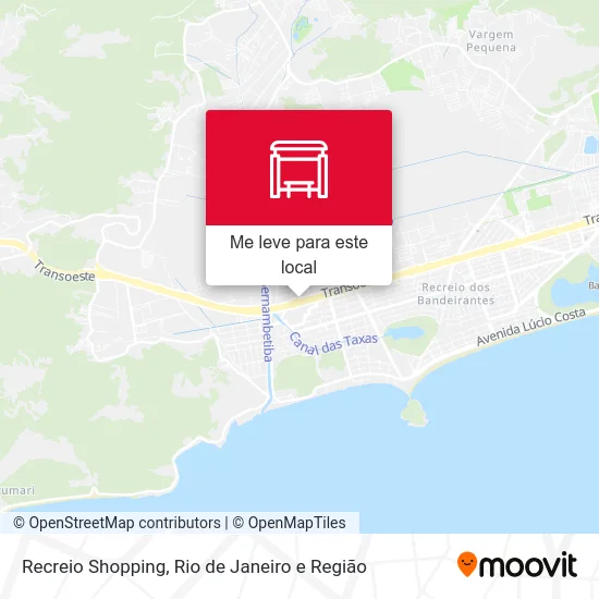 Recreio Shopping mapa