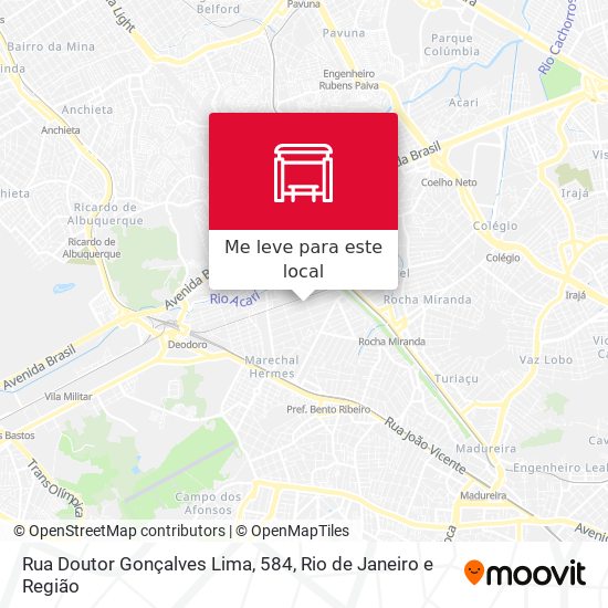 Rua Doutor Gonçalves Lima, 584 mapa