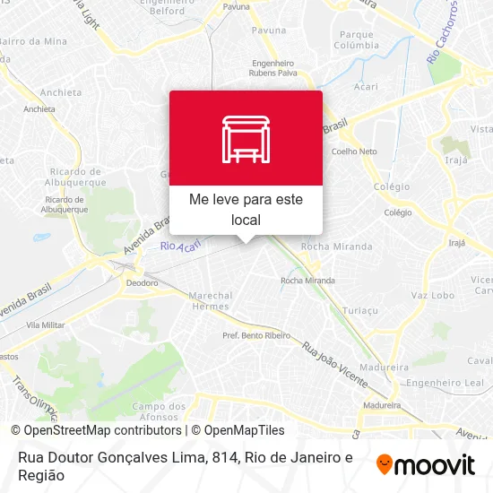 Rua Doutor Gonçalves Lima, 814 mapa