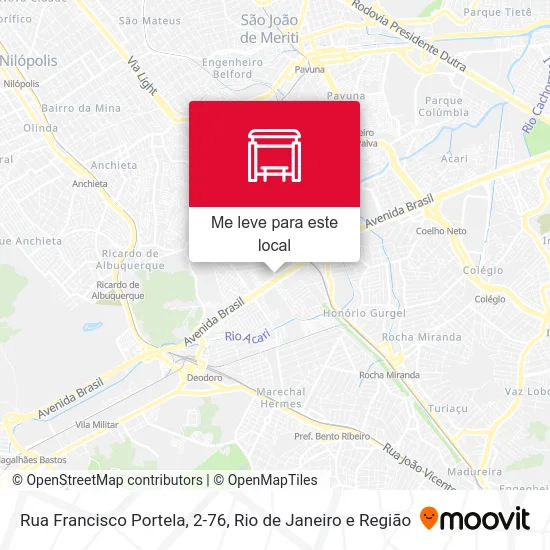 Rua Francisco Portela, 2-76 mapa