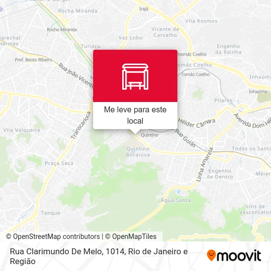 Rua Clarimundo De Melo, 1014 mapa