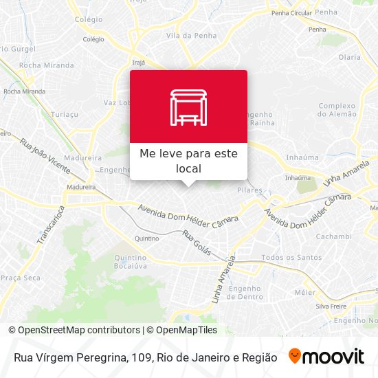 Rua Vírgem Peregrina, 109 mapa