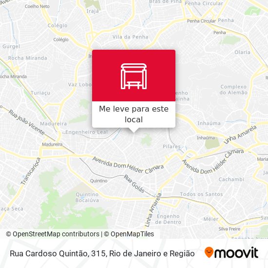 Rua Cardoso Quintão, 315 mapa