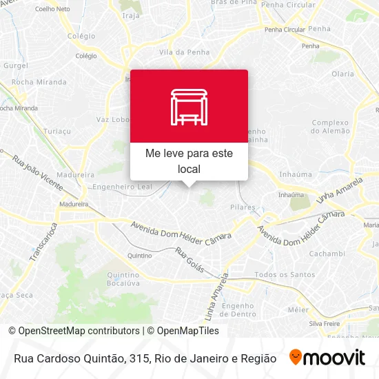 Rua Cardoso Quintão, 315 mapa