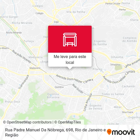 Rua Padre Manuel Da Nóbrega, 698 mapa