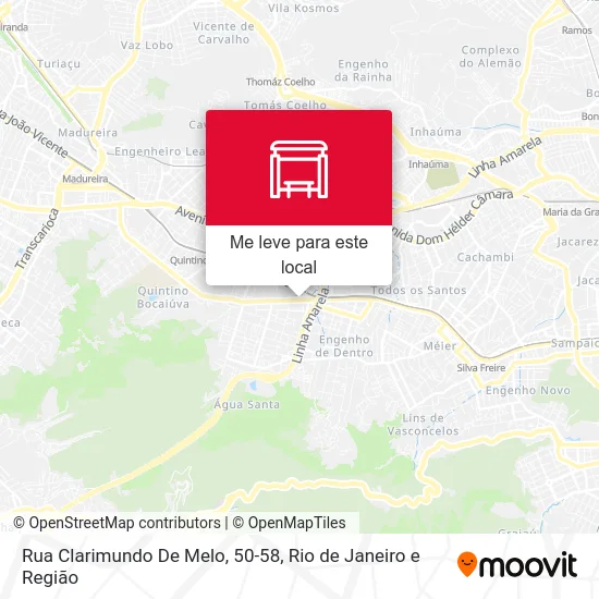 Rua Clarimundo De Melo, 50-58 mapa