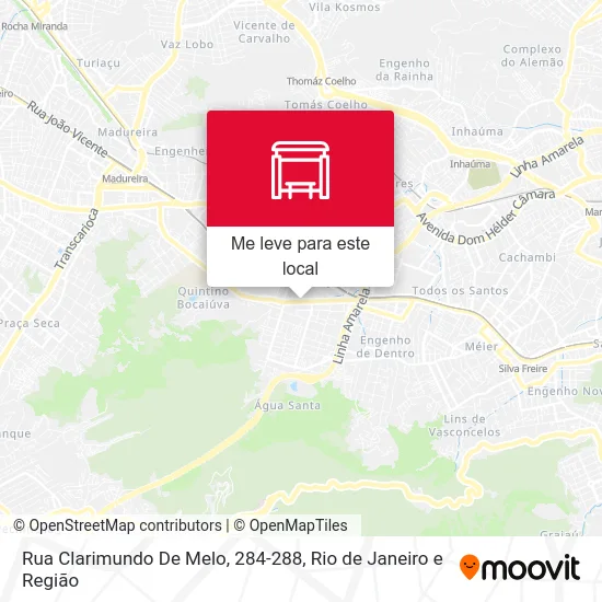 Rua Clarimundo De Melo, 284-288 mapa