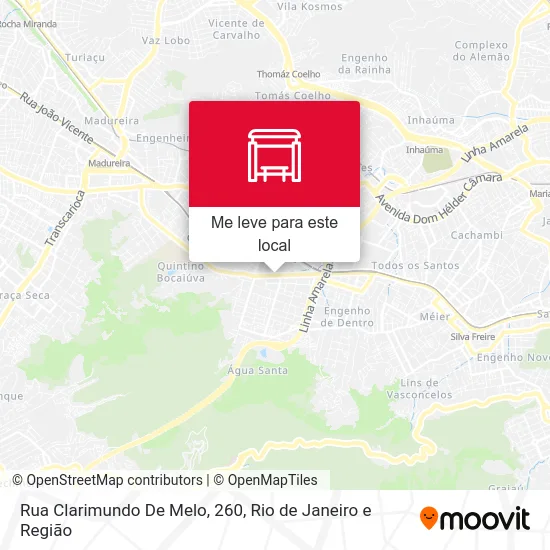 Rua Clarimundo De Melo, 260 mapa