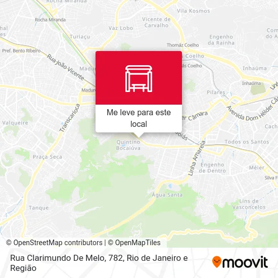 Rua Clarimundo De Melo, 782 mapa