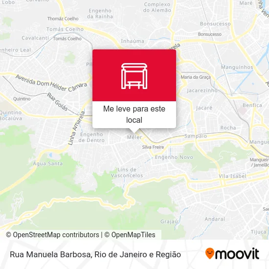 Rua Manuela Barbosa mapa