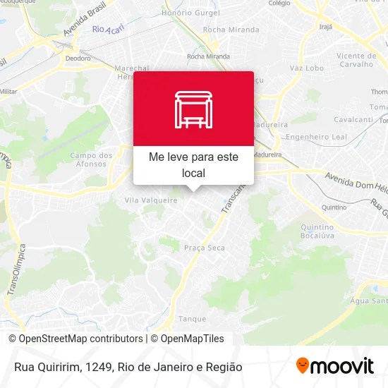 Rua Quiririm, 1249 mapa