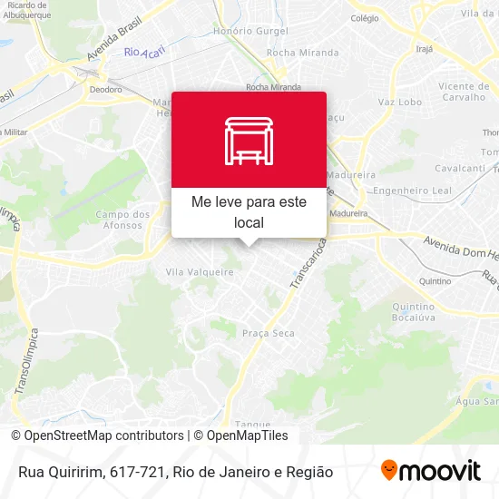 Rua Quiririm, 617-721 mapa