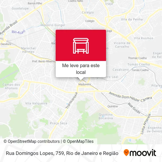 Rua Domingos Lopes, 759 mapa