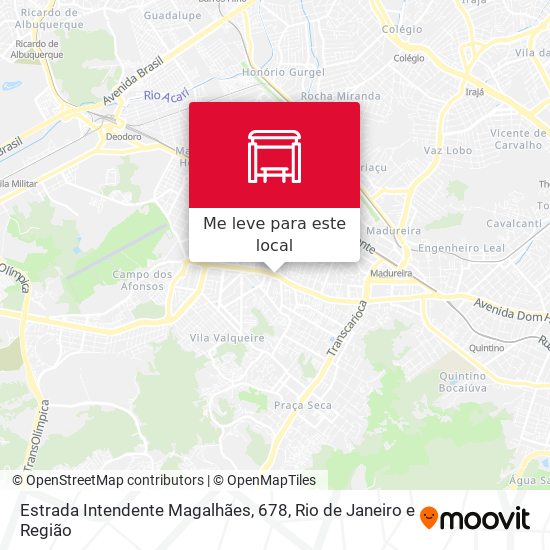 Estrada Intendente Magalhães, 678 mapa