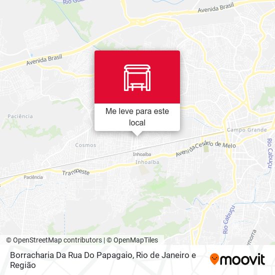 Borracharia Da Rua Do Papagaio mapa