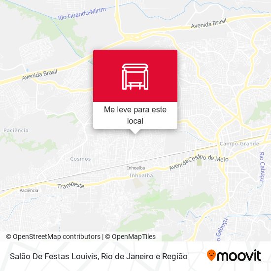 Salão De Festas Louivis mapa