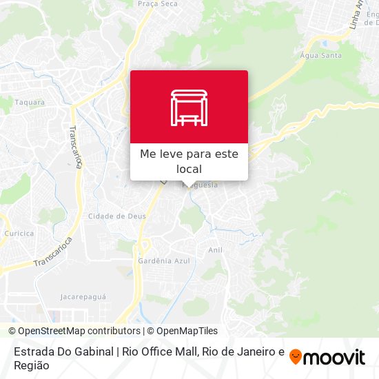 Estrada Do Gabinal | Rio Office Mall mapa