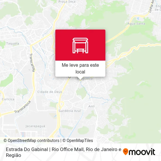 Estrada Do Gabinal | Rio Office Mall mapa