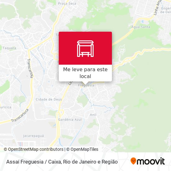Assaí Freguesia / Caixa mapa