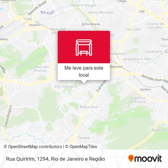 Rua Quiririm, 1294 mapa