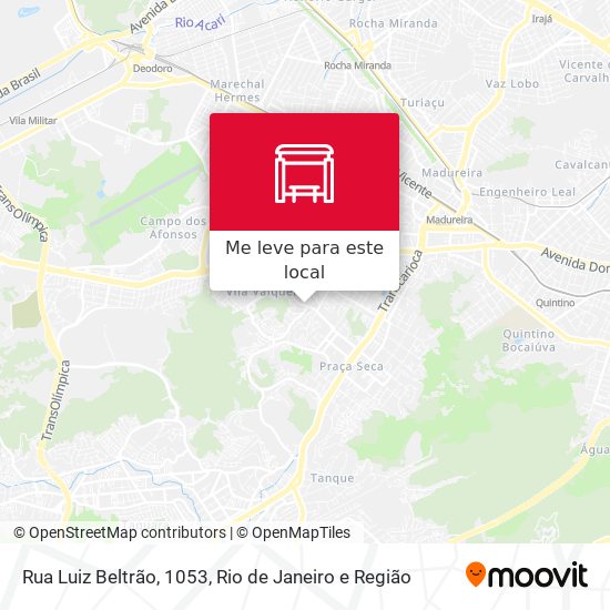 Rua Luiz Beltrão, 1053 mapa