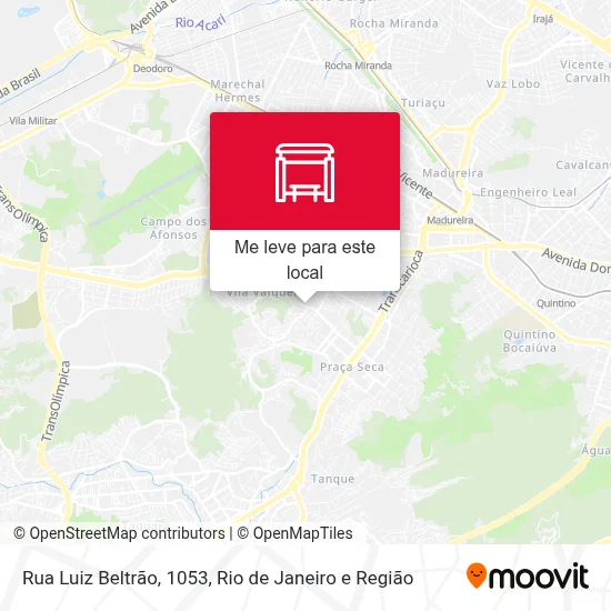 Rua Luiz Beltrão, 1053 mapa