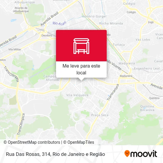Rua Das Rosas, 314 mapa