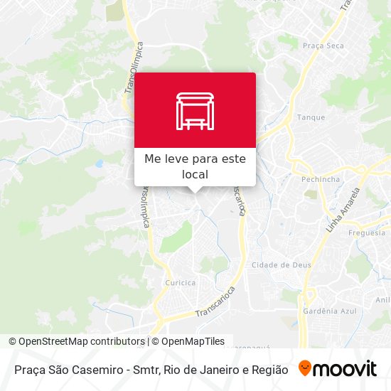 Praça São Casemiro - Smtr mapa