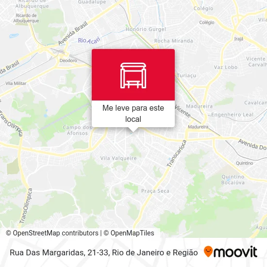 Rua Das Margaridas, 21-33 mapa