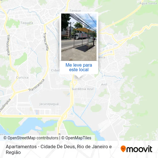 Apartamentos - Cidade De Deus mapa