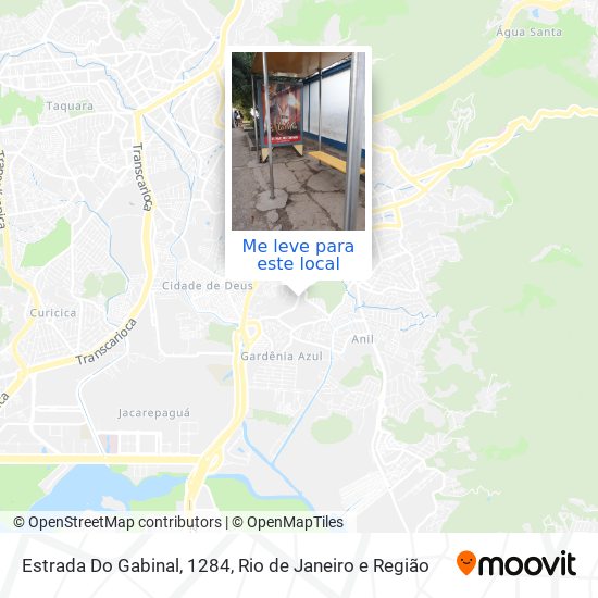 Estrada Do Gabinal, 1284 mapa