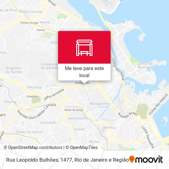 Rua Leopoldo Bulhões, 1477 mapa