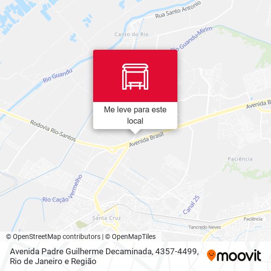 Avenida Padre Guilherme Decaminada, 4357-4499 mapa