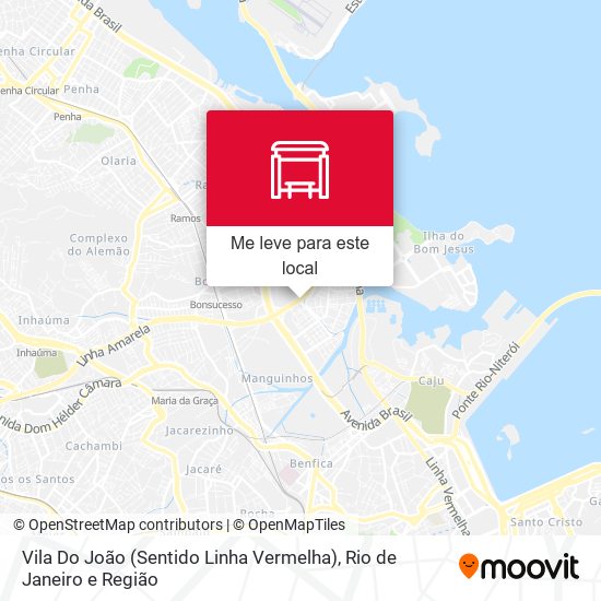 Vila Do João (Sentido Linha Vermelha) mapa