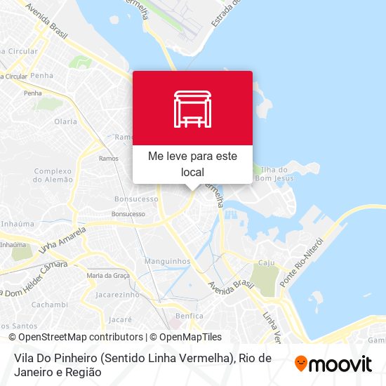 Vila Do Pinheiro (Sentido Linha Vermelha) mapa