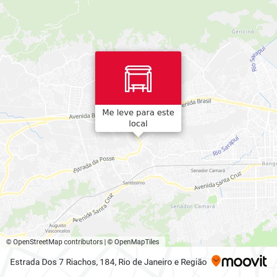 Estrada Dos 7 Riachos, 184 mapa