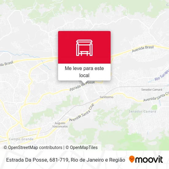 Estrada Da Posse, 681-719 mapa