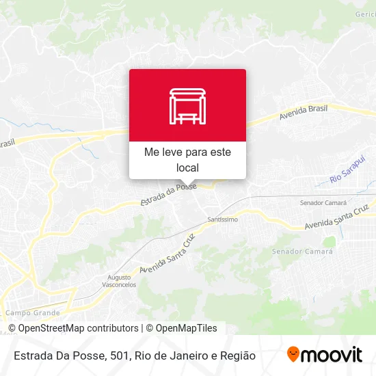 Estrada Da Posse, 501 mapa