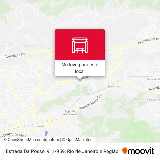 Estrada Da Posse, 911-959 mapa