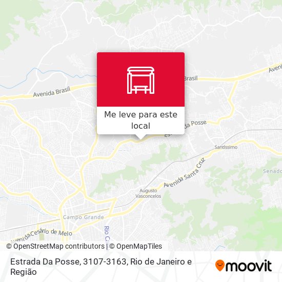 Estrada Da Posse, 3107-3163 mapa