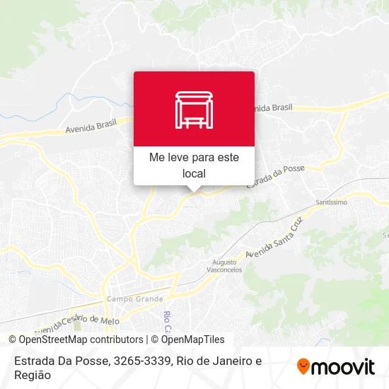 Estrada Da Posse, 3265-3339 mapa