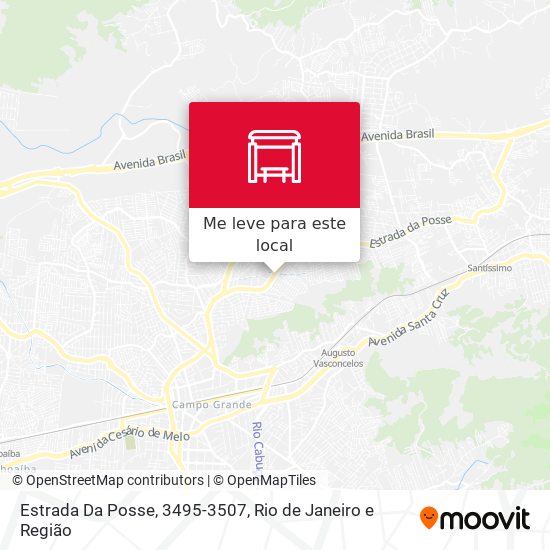 Estrada Da Posse, 3495-3507 mapa