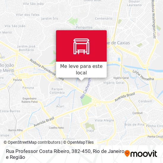 Rua Professor Costa Ribeiro, 382-450 mapa