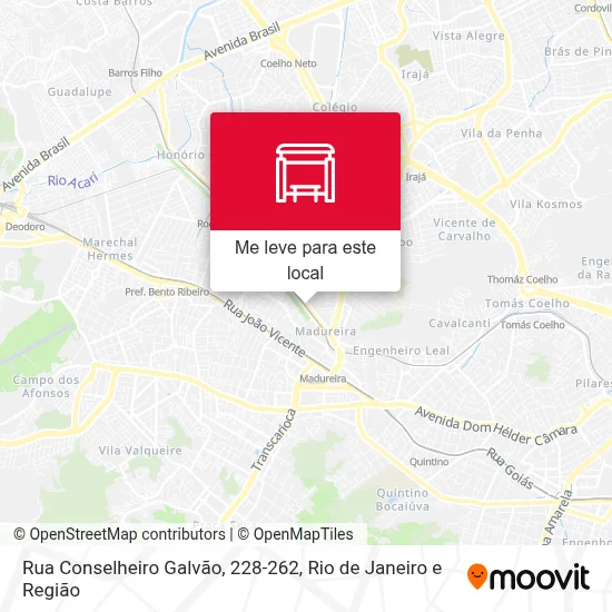 Rua Conselheiro Galvão, 228-262 mapa