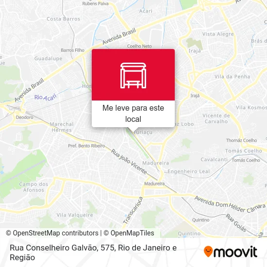 Rua Conselheiro Galvão, 575 mapa